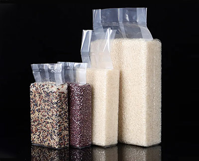 Rice packaging bag