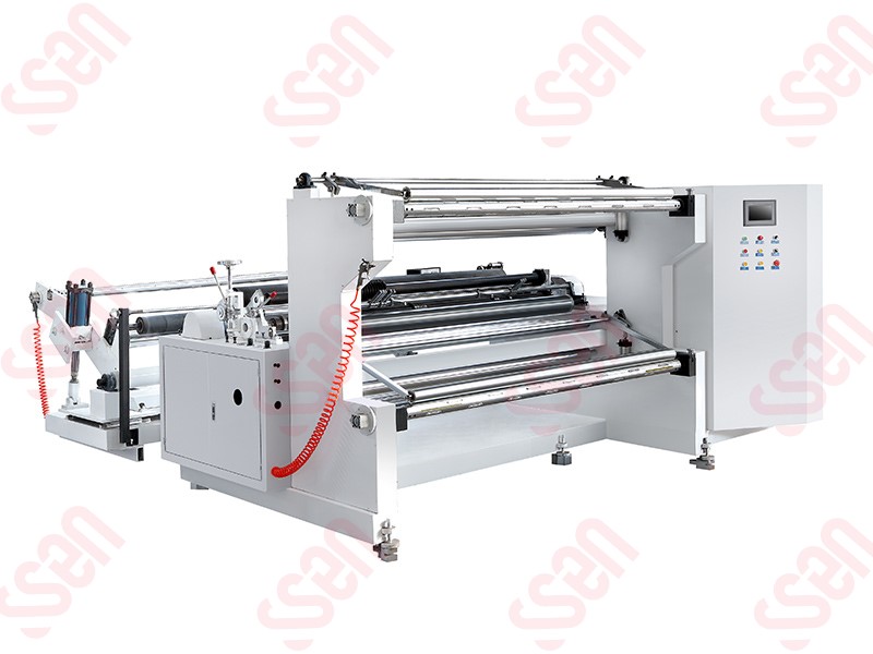 LFQ-1300W PLC automatic paper slitting machine (300mpm)