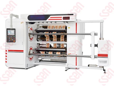 LFQ-T Compact type unibody high speed automatic roll change slitting machine 