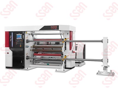 LFQ-K Servo driven high speed slitting rewinding machine for all kinds of plastic films paper